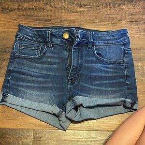 American Eagle Outfitters Dark Blue Jean Shorts
